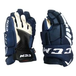CCM Jetspeed FT4 Junior Hockey Gloves -PowerShot CCM Deals Store ccm gloves ccm jetspeed ft4 junior hockey gloves navy white 10 29576729460802