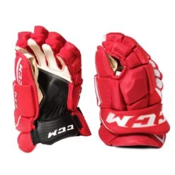CCM Jetspeed FT4 Junior Hockey Gloves -PowerShot CCM Deals Store ccm gloves ccm jetspeed ft4 junior hockey gloves red white 11 30173463740482