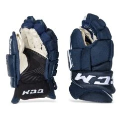 CCM Jetspeed FT4 Pro Junior Hockey Gloves -PowerShot CCM Deals Store ccm gloves ccm jetspeed ft4 pro junior hockey gloves navy white 11 28743849410626