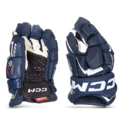 CCM Jetspeed FT6 Pro Senior Hockey Gloves -PowerShot CCM Deals Store ccm gloves ccm jetspeed ft6 pro senior hockey gloves navy white 13 30608285958210