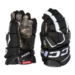 CCM Tacks AS-V Pro Senior Hockey Gloves -PowerShot CCM Deals Store ccm gloves ccm tacks as v pro senior hockey gloves black white 13 29355716345922