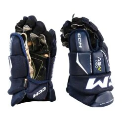 CCM Tacks AS-V Pro Senior Hockey Gloves -PowerShot CCM Deals Store ccm gloves ccm tacks as v pro senior hockey gloves navy white 13 29463095279682