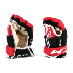 CCM Tacks Vector Plus Junior Hockey Gloves -PowerShot CCM Deals Store ccm gloves ccm tacks vector plus junior hockey gloves black red white 10 30214049660994