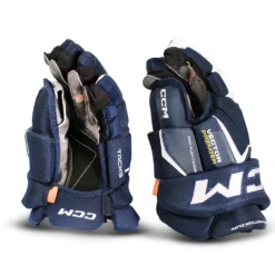 CCM Tacks Vector Premier Junior Hockey Gloves -PowerShot CCM Deals Store ccm gloves ccm tacks vector premier junior hockey gloves navy white 10 30209209663554