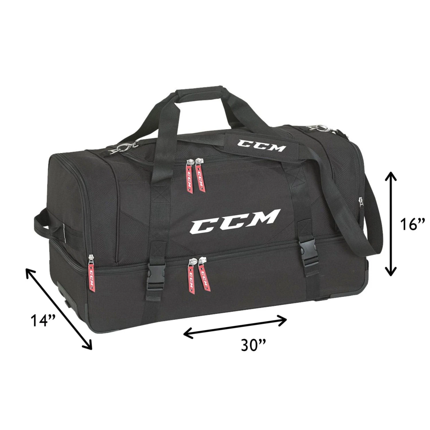 CCM Hockey Referee Wheel Bag 2 CCM Hockey Referee Wheel Bag - Image 2