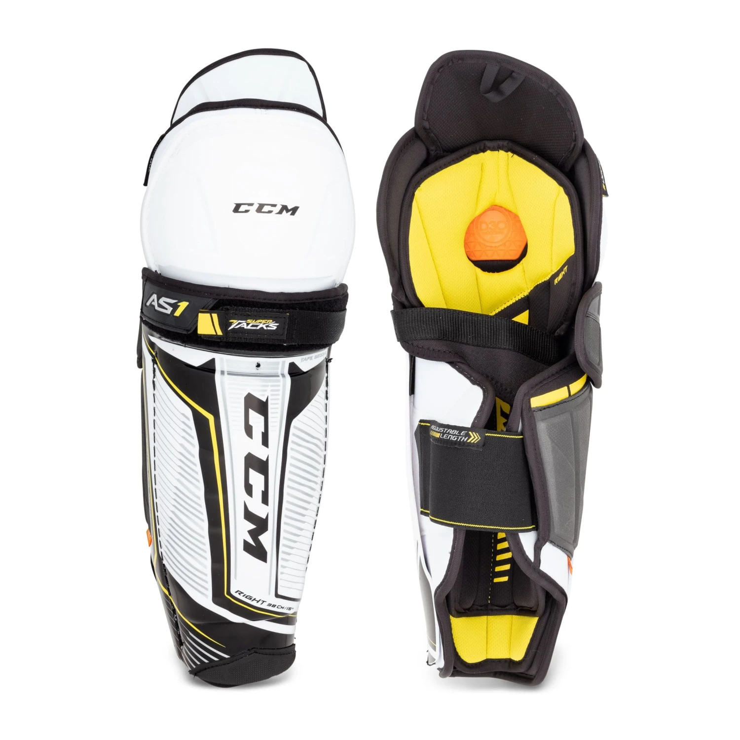 CCM Super Tacks AS1 Senior Hockey Shin Guards 1 CCM Super Tacks AS1 Senior Hockey Shin Guards