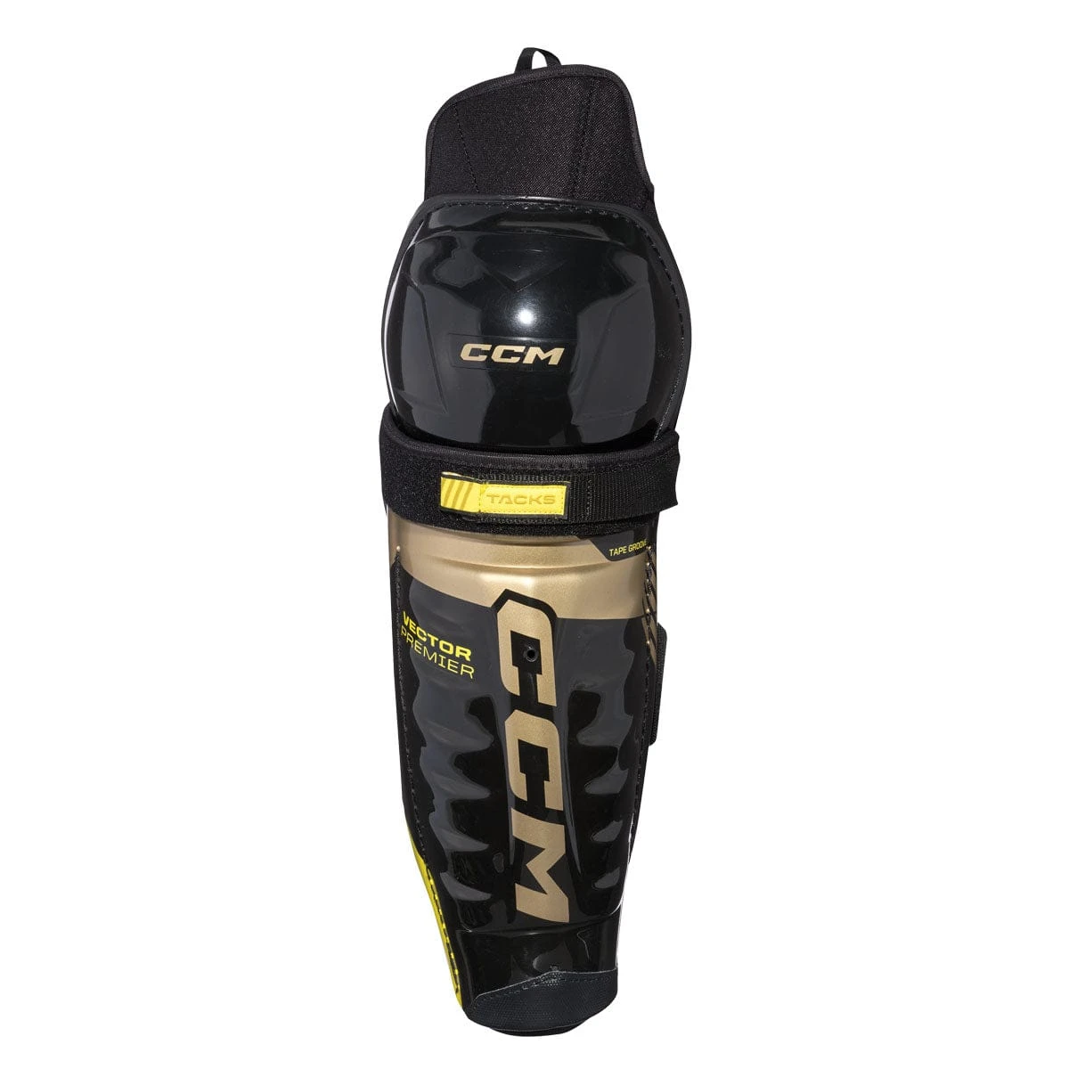 CCM Tacks Vector Premier Junior Hockey Shin Guards 2 CCM Tacks Vector Premier Junior Hockey Shin Guards - Image 2