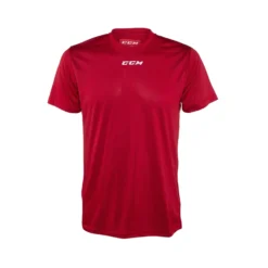 CCM Tech Shortsleeve Youth Shirt -PowerShot CCM Deals Store ccm shirts ccm tech shortsleeve youth shirt red xs 30355922812994