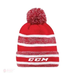 CCM Fleece Pom Knit Youth Toque -PowerShot CCM Deals Store ccm toques ccm fleece pom knit youth toque red yth 28744391196738
